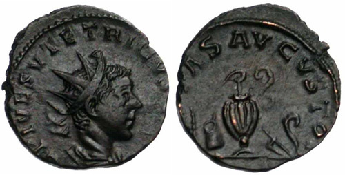 tetricus ii roman coin antoninianus